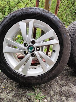 Alu kola 5x100 R15 originál Škoda Cygnus - 2
