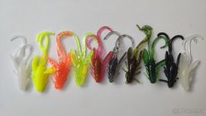 Malé nymfy pstruh set2 10ks jemných gumových nástrah 5cm - 2