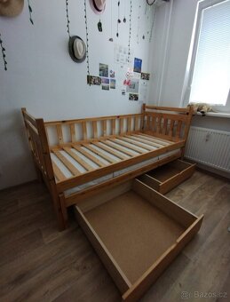 Postel s přistýlkou a úložným prostorem - 2