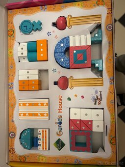 Genii Creation magnetická stavebnice Genius house - 2