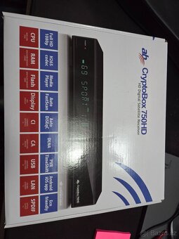 2x AB Cryptobox 750HD černý - Satelitní přijímač - 2