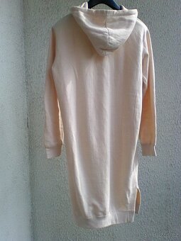 Dámské mikinové šaty s kapucí, vel. M - 2