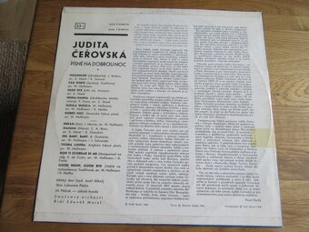LP Judita Čeřovská - Písně na dobrou noc - 2