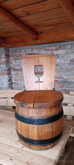 židle ze sudu- masiv - 2