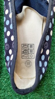 Dětské bačkory cvičky vel. 35 modré - 2