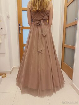 Dlouhé plesové šaty S/M vel. 36 - 2