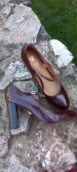 Kožené elegantní lodičky - 2
