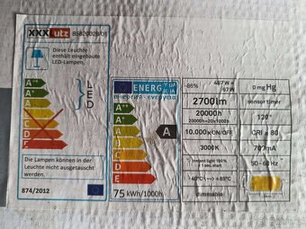 LED závěsné svítidlo 67 W 80x40cm - nové - 2