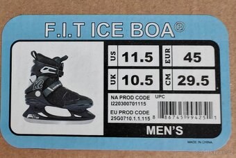 Lední brusle s BOA kolečkem K2 F.I.T. Ice Boa, vel. EU 45 - 2