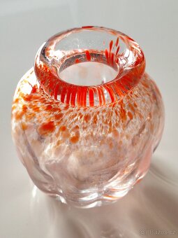 Váza s oranžovým sklem - 2