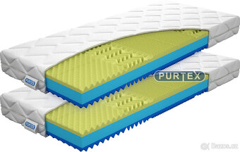 Zdravotní matrace + lamelové rošty PURTEX 90X200 - 2