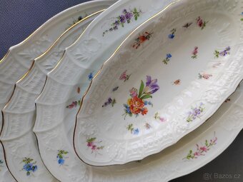 Luxusní porcelánovi servírovací talíře Pirkenhammer Rococo - 2