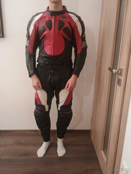 Dvoudílná kožená kombinéza Padana - 2