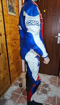 Dvoudílná moto kombinéza, kožená, pánská - 2