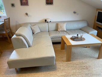 Kožená sedací souprava (tvar L, 270x210 cm) - 2