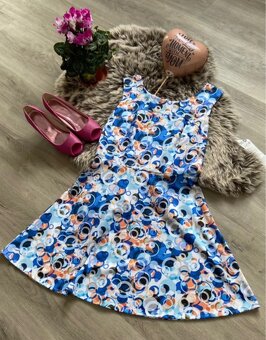 Dámské barevné šaty vel.L - 2