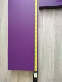 Police na zeď - 100cm + 50cm - 2