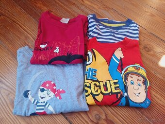 4x Triko dlouhý rukáv 104 - 2