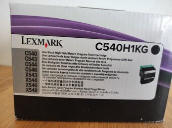 Originální toner LEXMARK C540H1KG - nový - 2