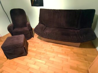Pohovka, křeslo a taburet  ASON - 2