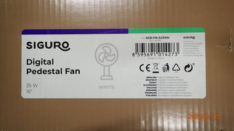 Ventilátor stojanový, Siguro FN-S470W čti... - 2