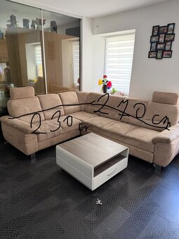 Rohová sedací souprava rozkládací - 2