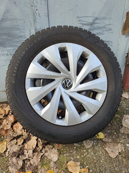 5x100 r15 kola disky vw polo rapid fabia zimni 185 65 15 - 2