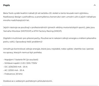 Nultimetr Beta - 2
