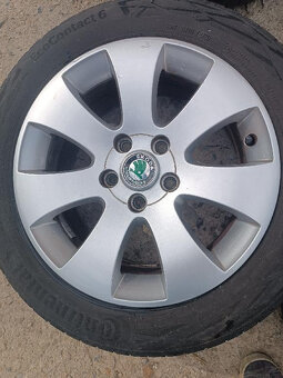 4 alu kola "16 originál Škoda Yetti - 2