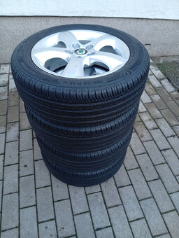 Alu kola original Škoda Fabia II, 195/65 R15 V - 2