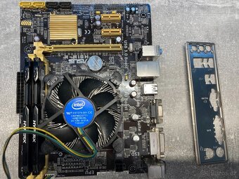 Základní deska Asus H81M-k s procesorem a pamětí - 2