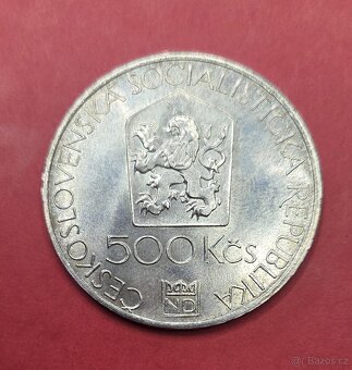 Stříbrná mince 500 Kčs Národní divadlo v Praze - 2