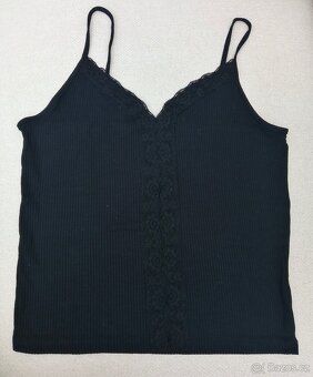 Nový vínový/černý top - 2