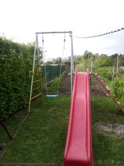 Prodám houpačku se schůdkama příprava na skluzavku - 2