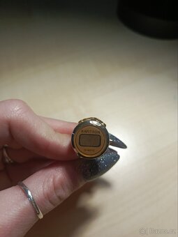 Retro prsten – digitální hodinky RAFITRON Quartz - 2