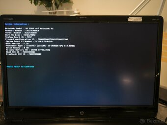 notebook HP DV7-7235ec - 2