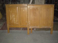 masivní čela z postele - rok 1950 - 2