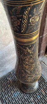 Kovová broušená váza Nová cena 190,- - 2