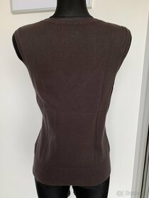Hnědá svetrová vesta Orsay - 2