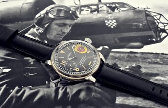 Letecké hodinky sign. Lanco Luftwaffe JG54 9.Staffel - 2