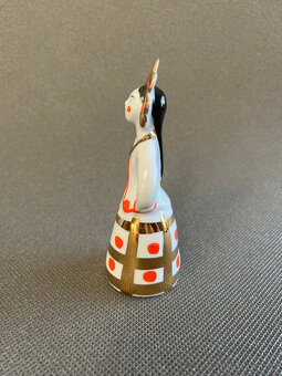 Soška Dívka v ruském kroji 12.5 cm, Dulevo USSR - 2