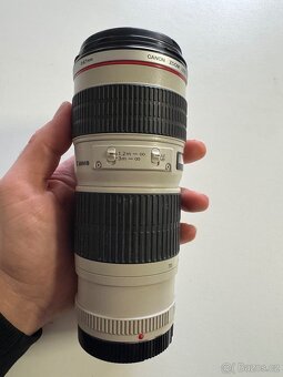 OBJEKTIV CANON EF 70-200 mm f/4 L USM//PERFEKTNÍ STAV - 2
