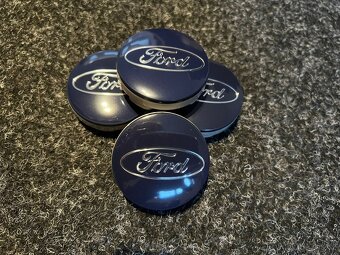 Středové krytky Ford 51mm modré - 2