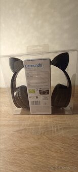 Sluchátka Bluetooth svítící (Kočičí uši ) - 2