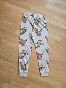 NOVÉ tepláky jogger s dinosaury H&M, vel. 134 - 2