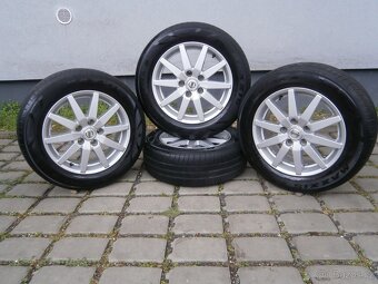 letní alu kola 5 x 114.3 205 60 16 originál nissan - 2