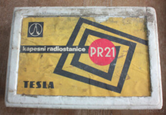 Kapesní radiostanice PR21 Tesla Pardubice prázdná krabice - 2