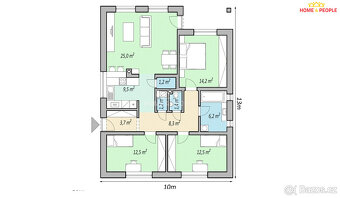 RD 4+kk se zahradou 580 m² v Lubné u Kroměříže - 2