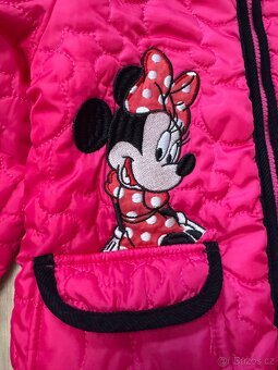 nová prošívaná bunda s fleecem Minnie 110/116 - 2