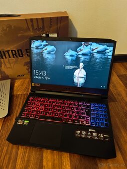 Herní notebook Acer Nitro 5 AN515-45, perfektní stav - 2